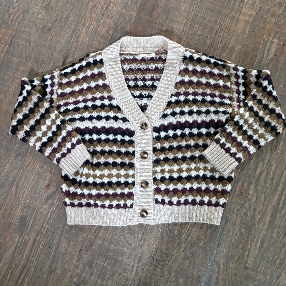 Grade & Gather oversized cardigan 3d weave small ( runs oversized to medium)​​ - Picture 2 of 4